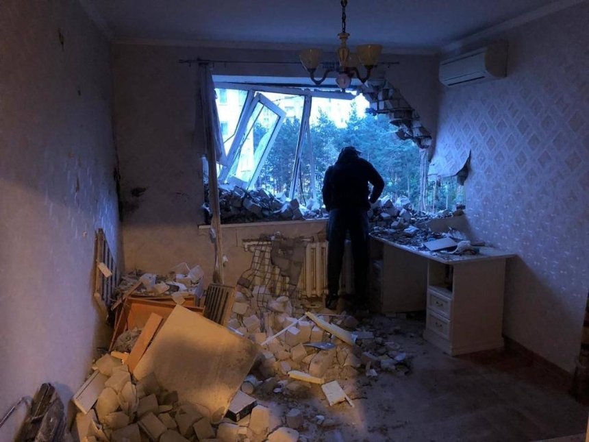 Уламки ракети потрапили в будинок у місті Українка на Київщині