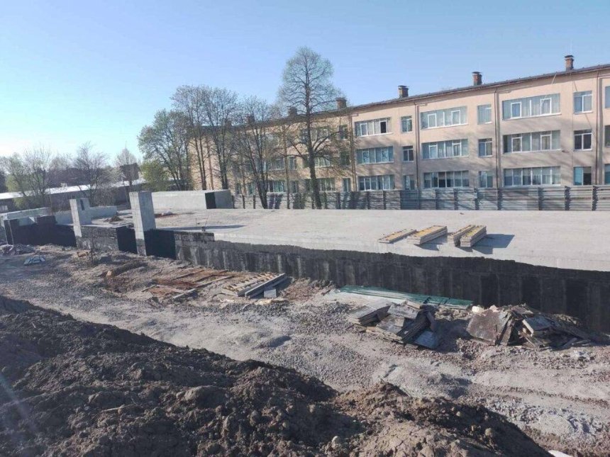 У Борисполі триває будівництво протирадіаційного укриття для ліцею “Патріот”