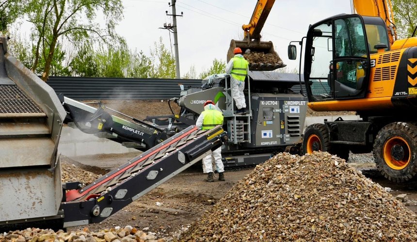 У Бучі відкрили станцію для переробки будівельних відходів: подробиці