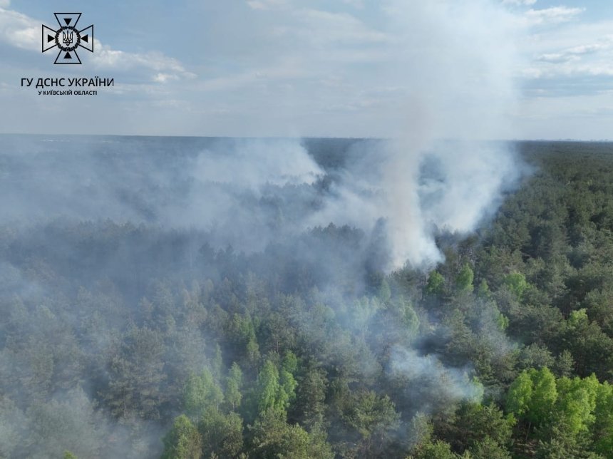 Пожежа на Київщині