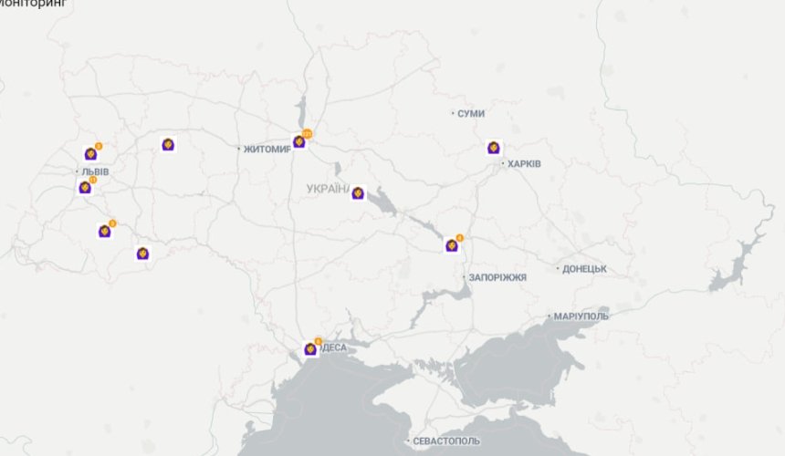 На "ЛУН Місто" з’явилась інтерактивна мапа закладів з укриттями