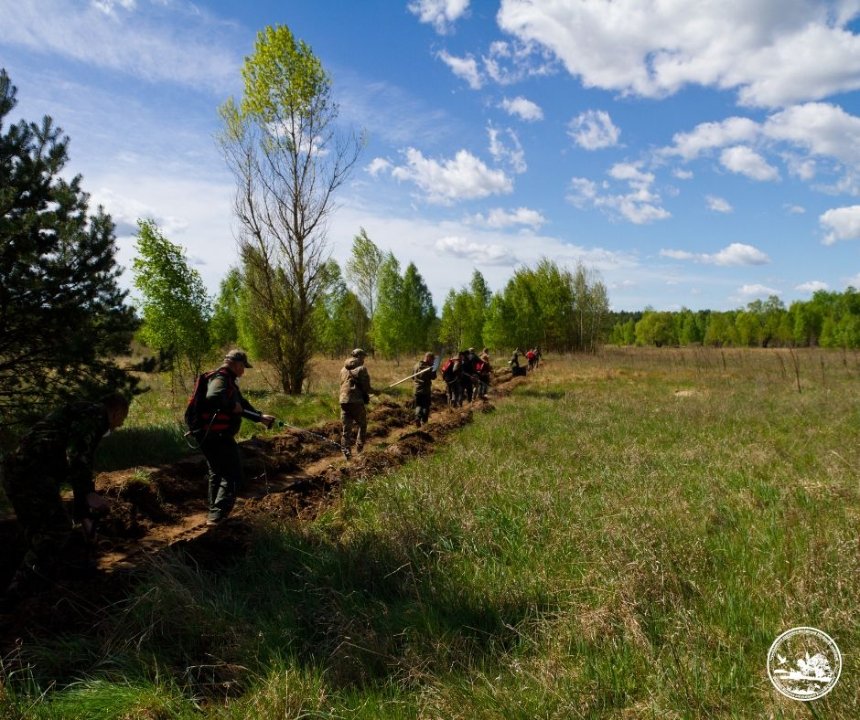 У зоні відчуження на Київщині провели навчання з гасіння лісових пожеж: фото