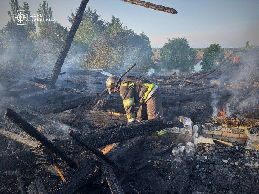 Наслідки нічної атаки на Київщину 12 травня Наслідки нічної атаки на Київщину 12 травня