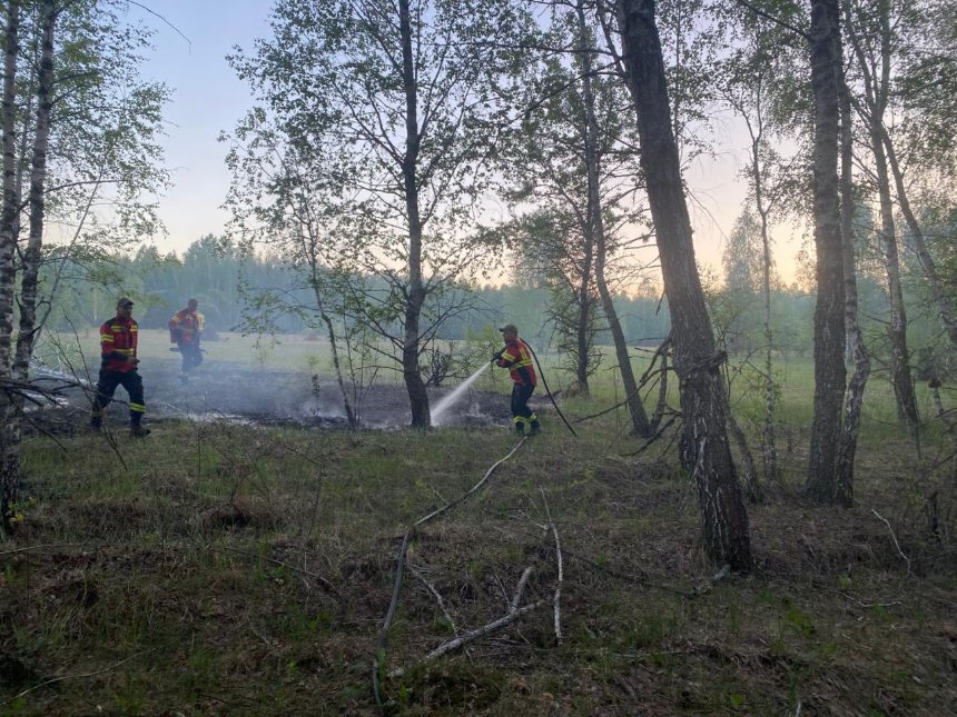 Ситуація з пожежею в Чорнобильській зоні