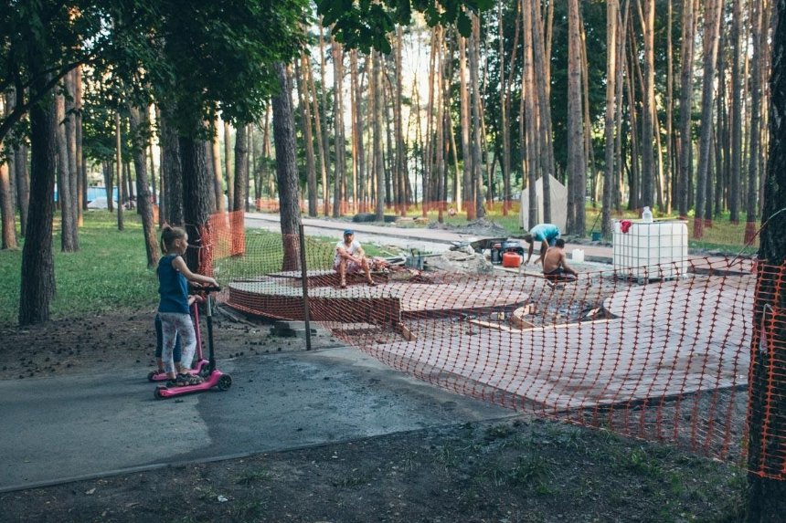 Как проходит реконструкция парка «Совки» (фото)