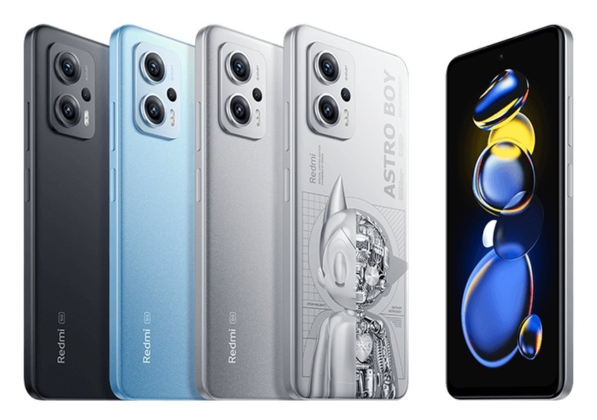 Смартфони Redmi Note 11T Pro, Redmi Note 11T Pro+ і Redmi Note 11T Pro+ Astro Boy