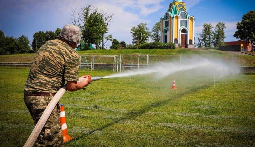 На Київщині відбулися змагання пожежних команд