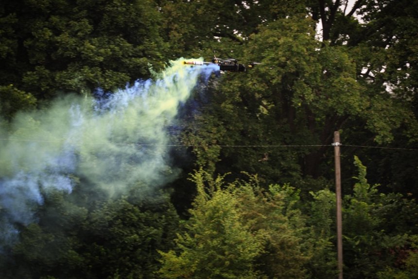 На Київщині відбувся перший офіційний чемпіонат з перегонів FPV-дронів