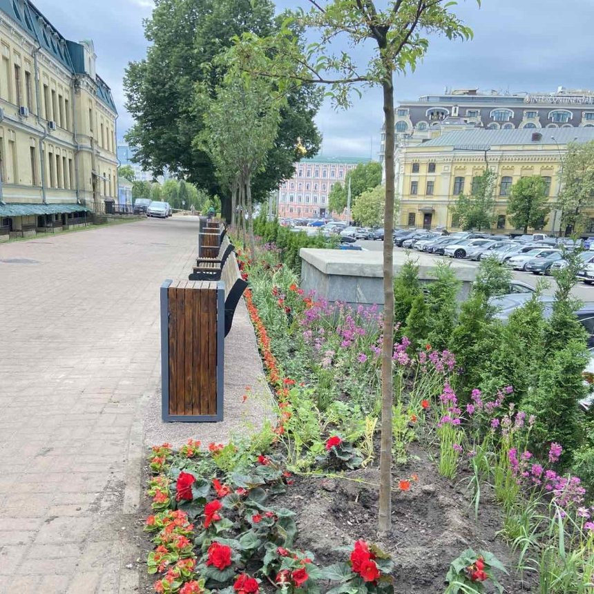 У Києві завершили облаштування Бельгійської алеї