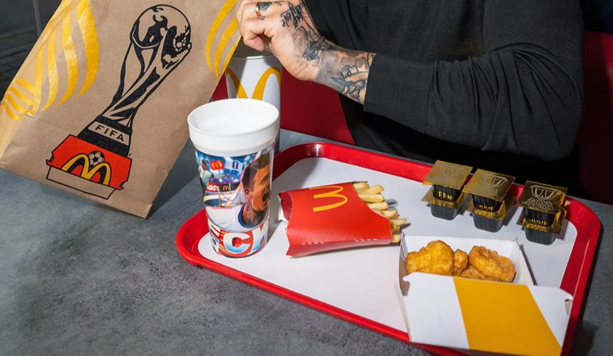 Склянки з Бекхемом та Роналдіньйо: у McDonald’s з'явилося футбольне меню