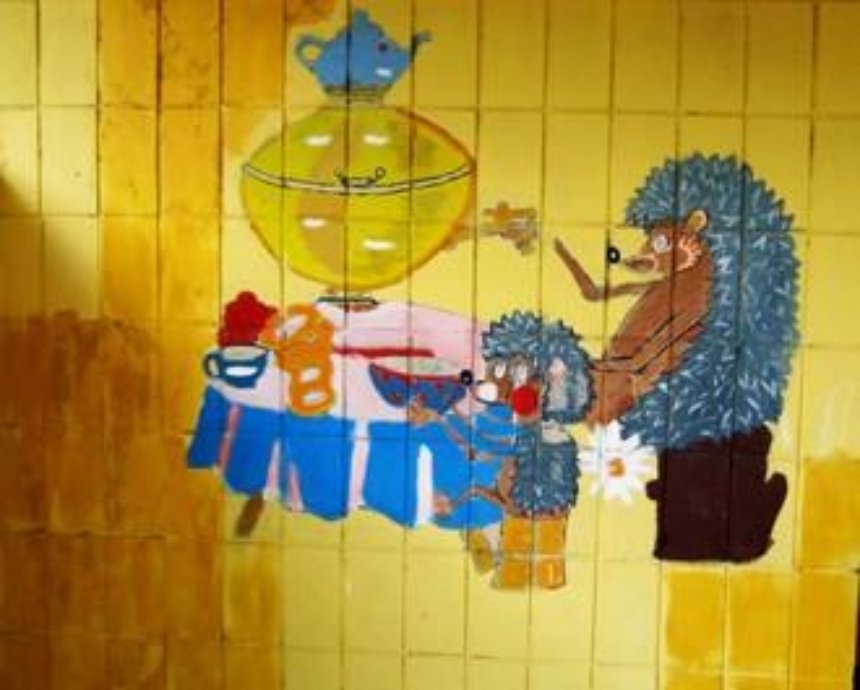 Тёток чистые глазёнки: наивный арт на стенах детских садов