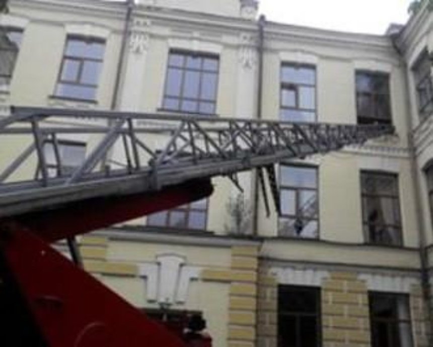 В Киеве утром горел университет