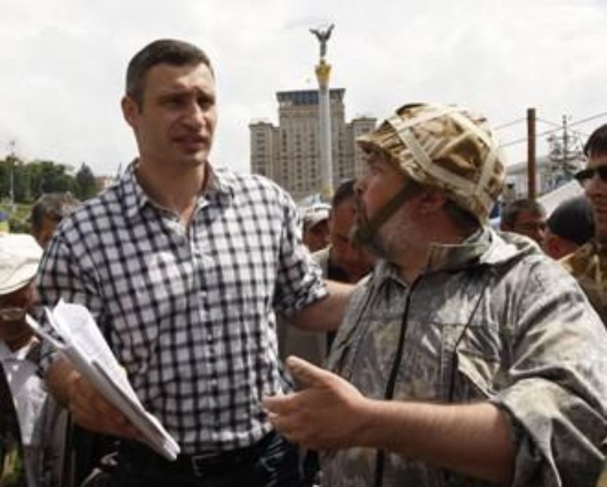 Протестующие с Майдана угрожали Кличко поджогом