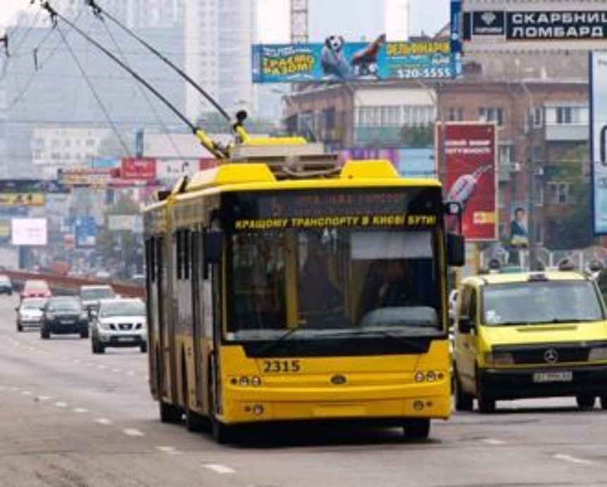 В столице на площади Победы перекроют движение троллейбусов