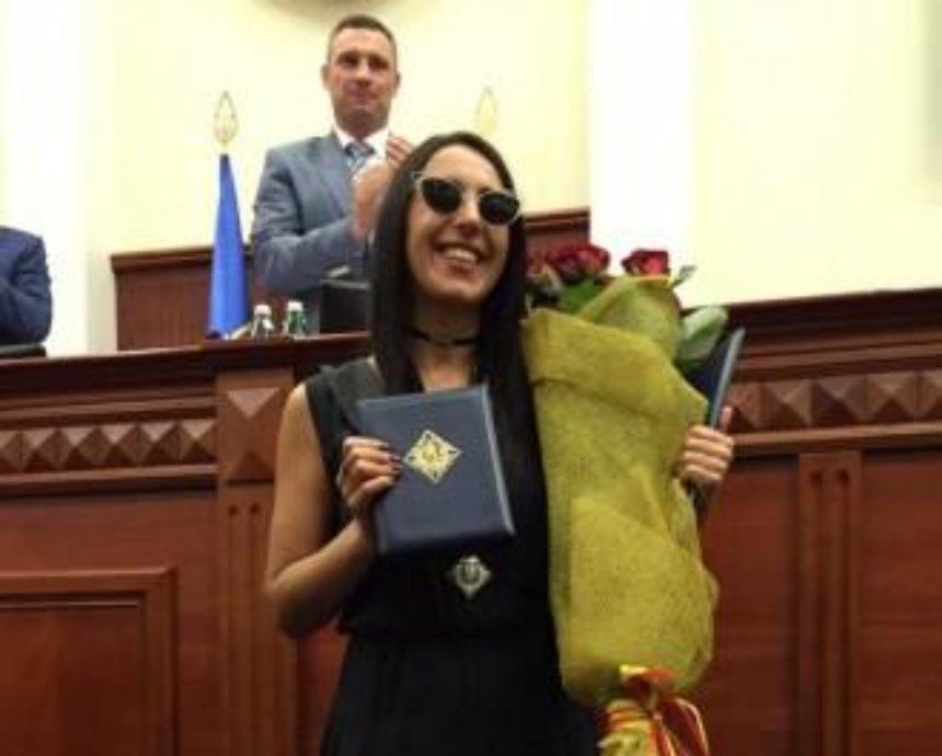 Джамала отримала відзнаку "Почесного громадянина Києва"