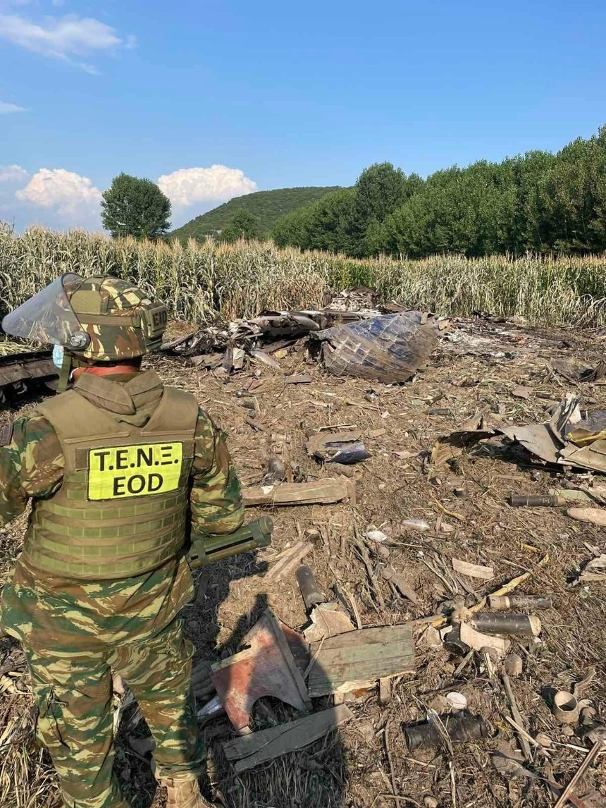 Падіння українського літака в Греції