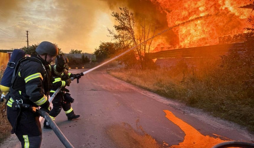 Нічна дронова атака по Київщині 9 липня