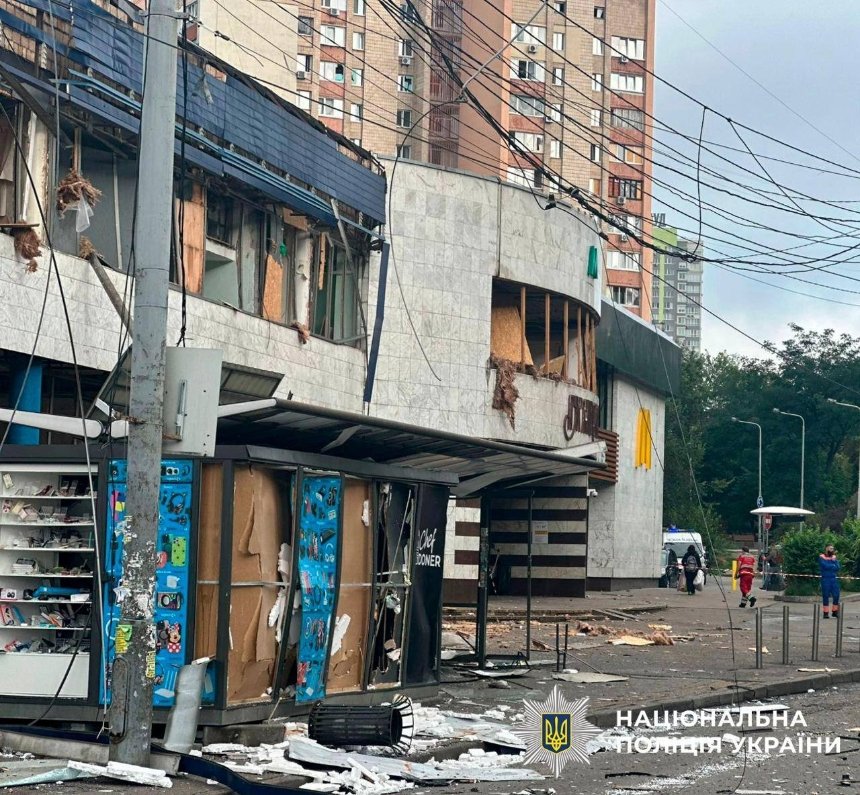 Обстріл Києва вночі 21 липня 2025 року: є постраждалі, загиблий, руйнування в 6 районах