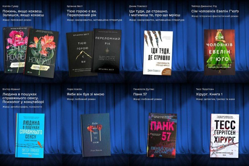 Бестселери за програмою "єКнига"