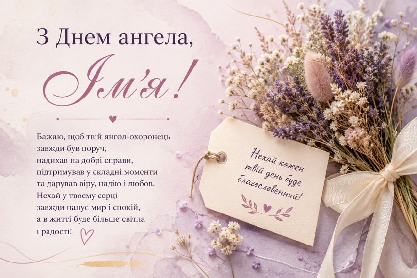 Привітання з Днем ангела Іллі у листівці Привітання з Днем ангела Іллі у листівці