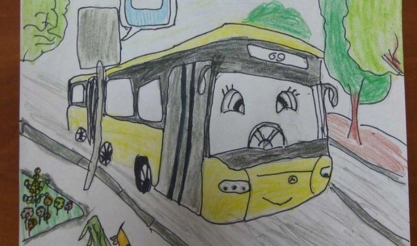 Детский рисунок украсит проездной в киевском транспорте (фото)