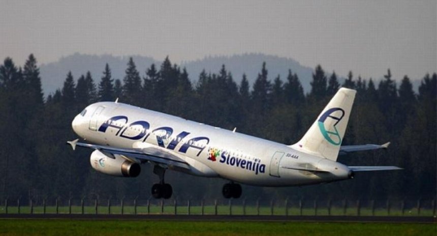 Adria Airways начнет летать из Словении в Украину