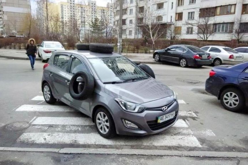 Киевляне создали приложение для жалоб на «героев парковки»