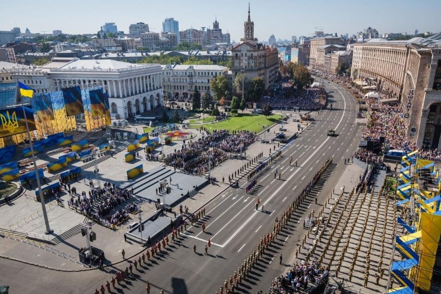 День Независимости: половину Киева перекроют, а в центре запретят парковку