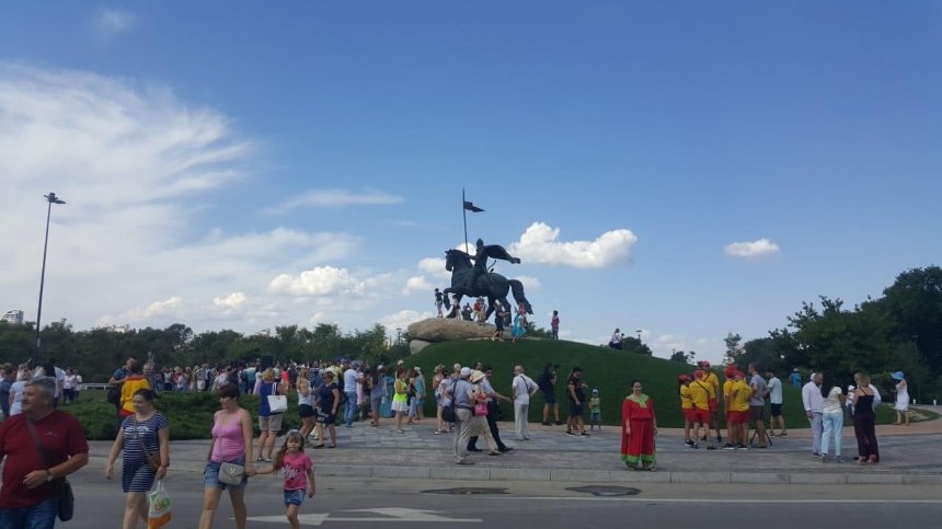 В столиці офіційно відкрили пам’ятник Іллі Муромцю (фото, відео)