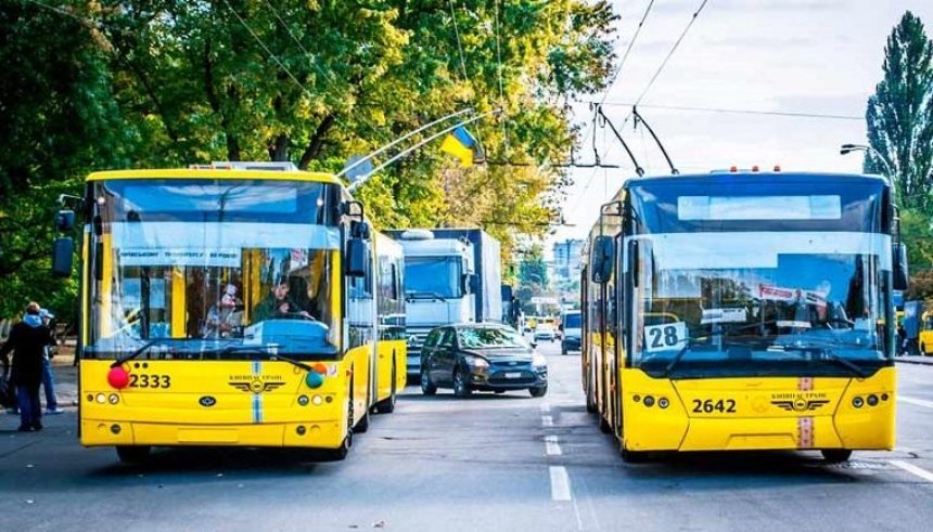 Из-за веломарафона в центре Киева изменятся маршруты общественного транспорта