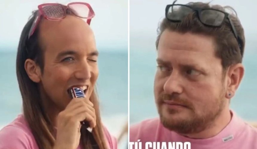 Рекламу мороженого Snickers в Испании раскритиковали за гомофобию