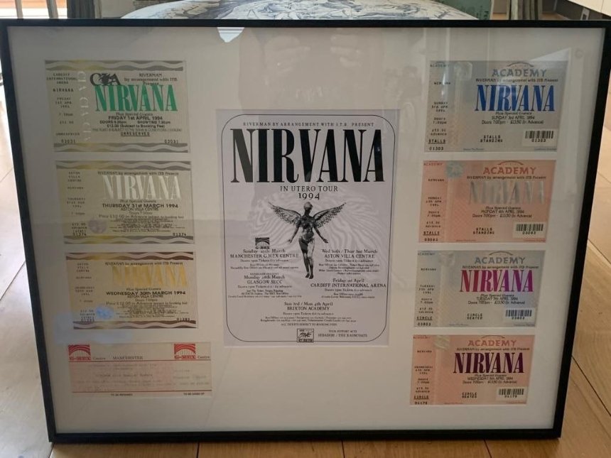 Афіша гурту Nirvana 1994 року