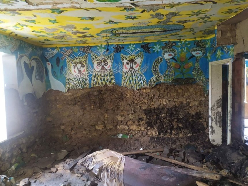 Будинок-музей Поліни Райко після підтоплення через підрив росіянами Каховської ГЕС