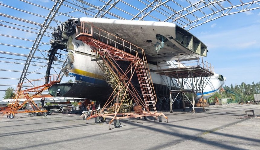 Як зараз виглядає зруйнований росіянами літак "Мрія": фото