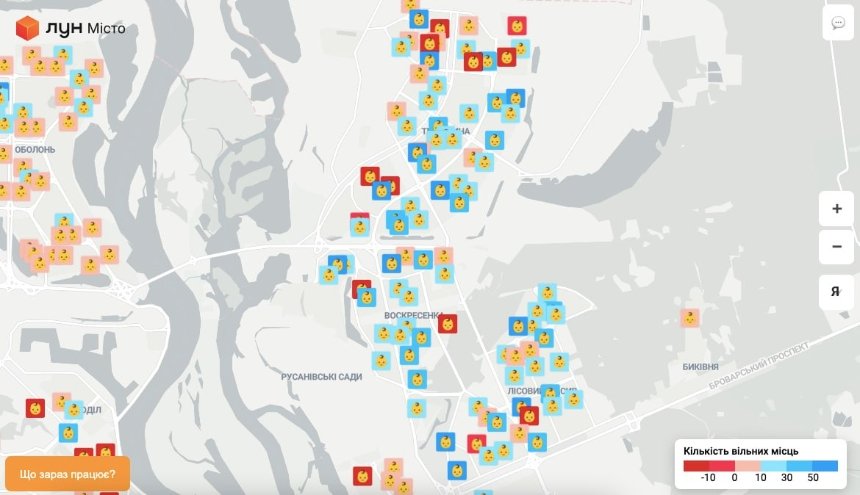 "Лун.Місто" проаналізував та вивів на інтерактивну мапу дані Порталу дошкільної освіти Києва щодо заповненості дитсадків