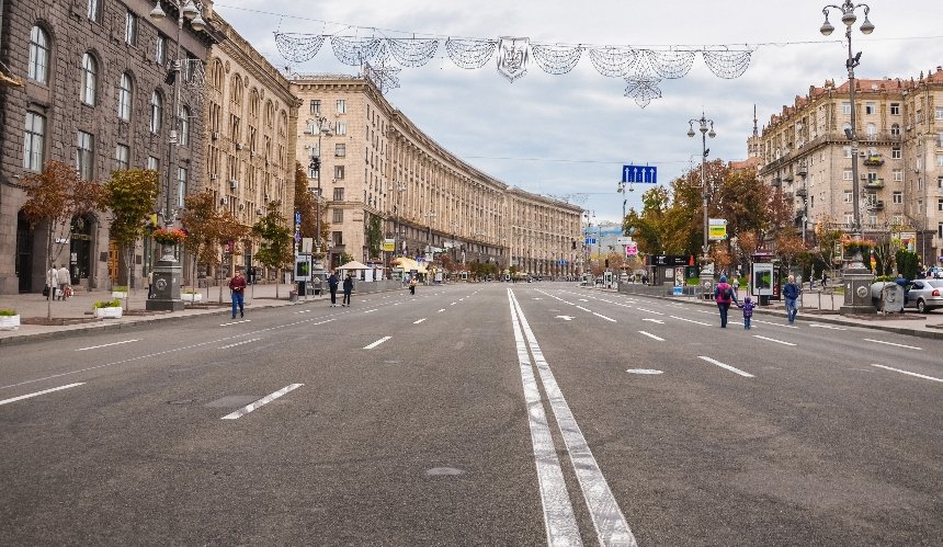 У Києві на Хрещатику частково перекриють рух транспорту 