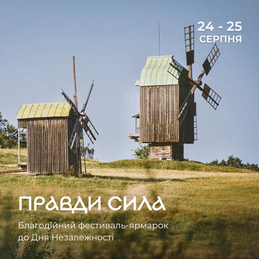 Благодійний фестиваль-ярмарок до Дня Незалежності у Пирогові в Києві