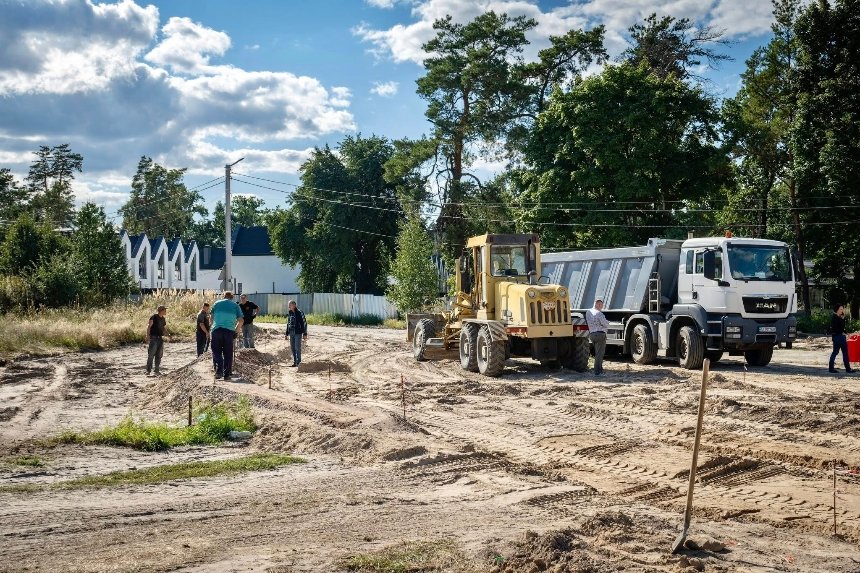 У Бучі розпочали капітальний ремонт вулиці Вишневої