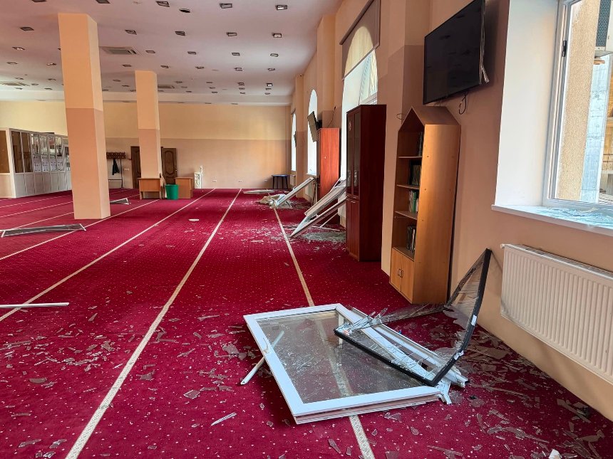 У Києві внаслідок російської атаки втретє постраждала головна мечеть