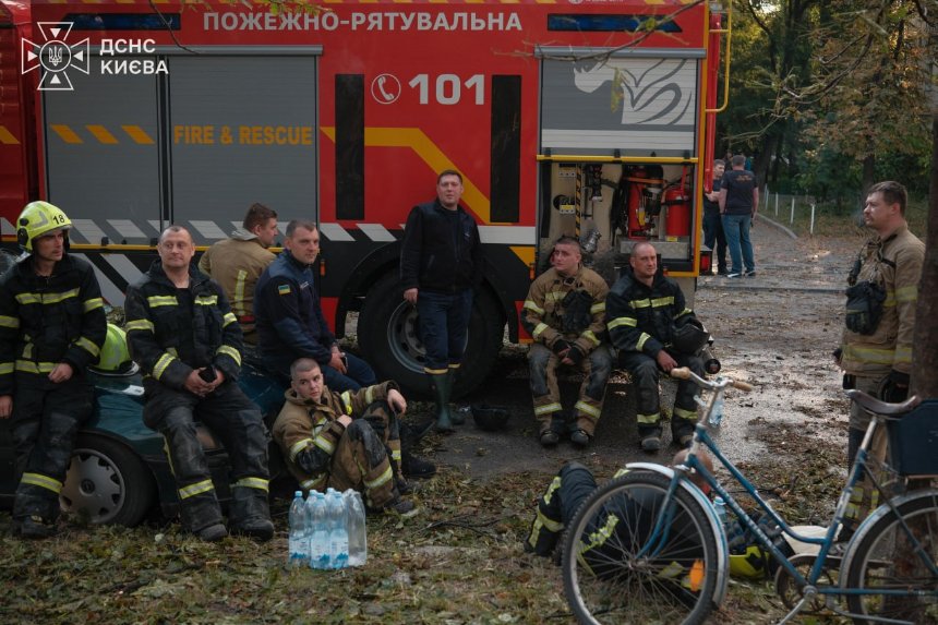 У Києві завершили ліквідацію наслідків ворожого обстрілу 1 серпня