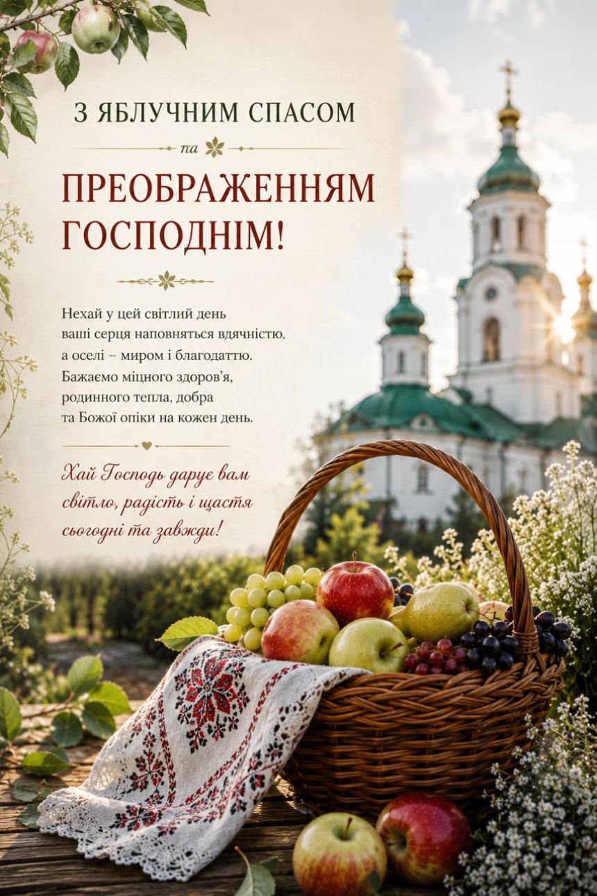 Красиві картинки з Яблучним Спасом