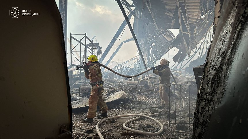 На Київщині досі триває ліквідація наслідків атаки 5 серпня