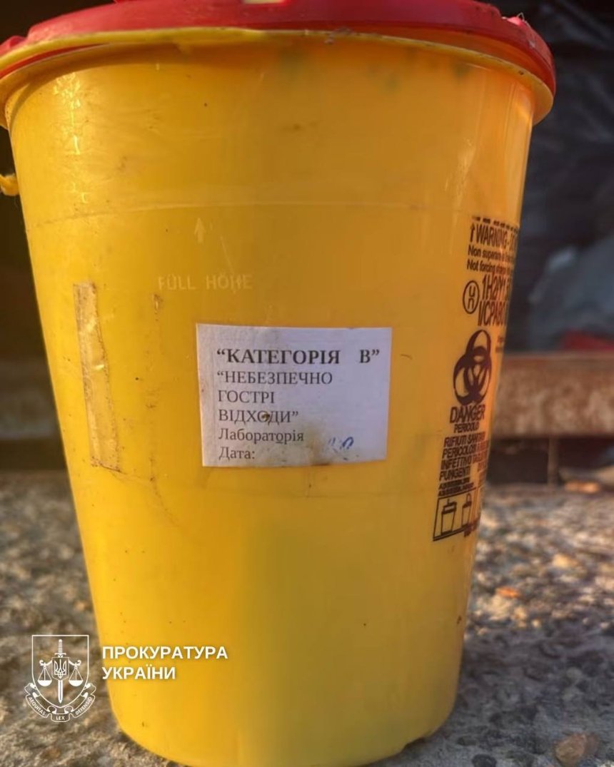 У Києві знайшли склад із небезпечними медвідходами