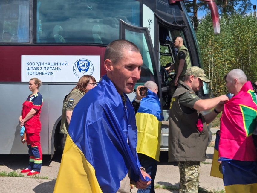 В Україну з російського полону повернулися 103 захисники