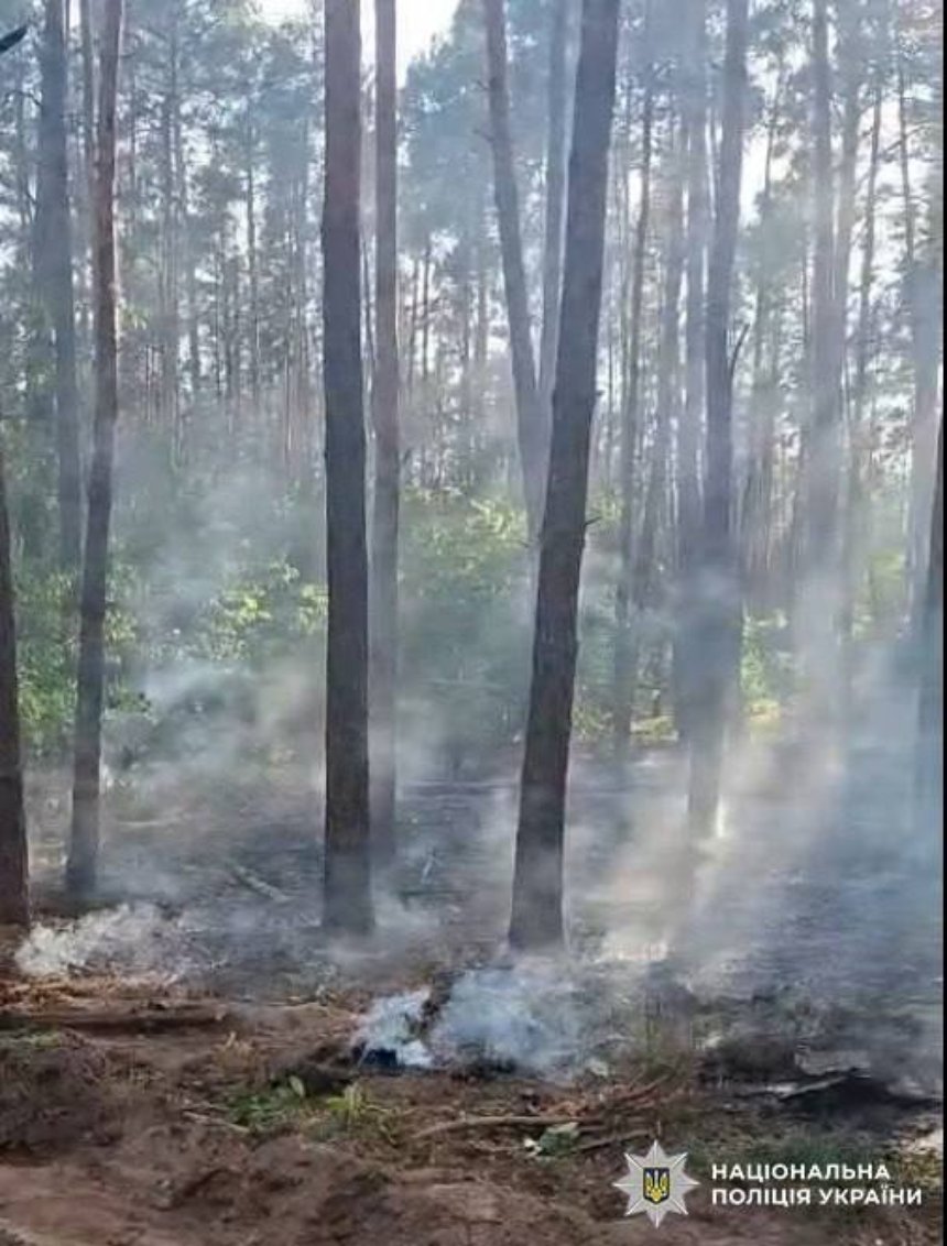 У Голосіївському районі Києва вилучили уламки збитого російського дрона