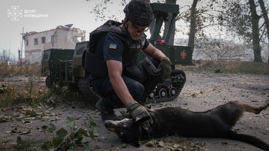 Ліквідація наслідків атаки на Київщині