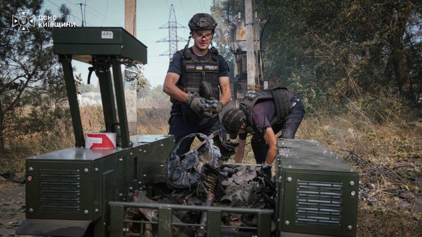 Ліквідація наслідків атаки на Київщині