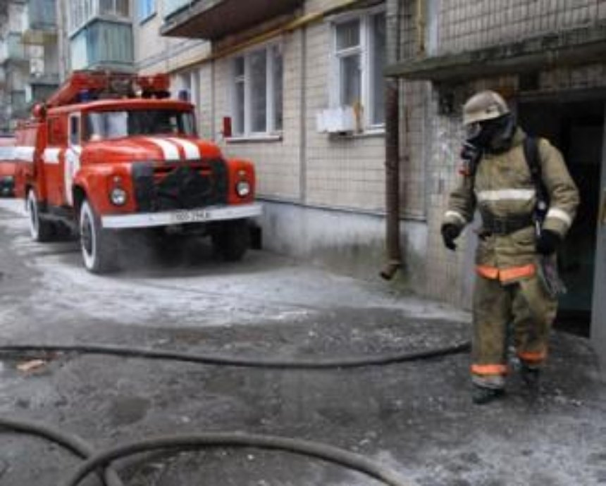 В последний день лета у киевлян сгорела ванная комната