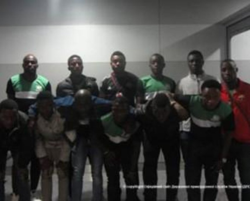 В аэропорту “Борисполь” пограничники задержали лже-футболистов из Нигерии