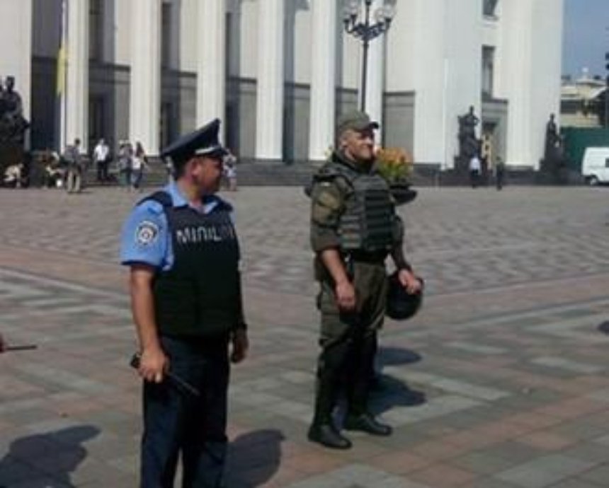 Милиция усилила охрану центральной части столицы